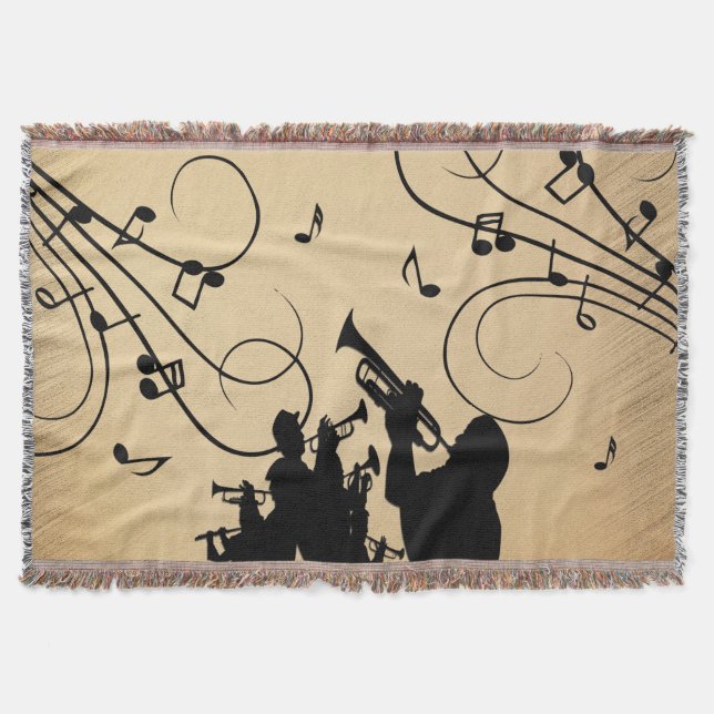 Trompetensektion Rustikale Musik Decke (Vorderseite)