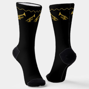 Trompetenspieler Jazz Blechbläserensemble Instrume Socken