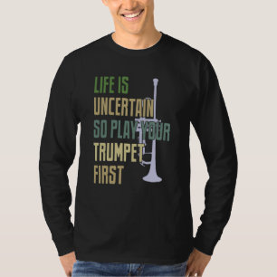 Trompeter im Retro-Stil T-Shirt