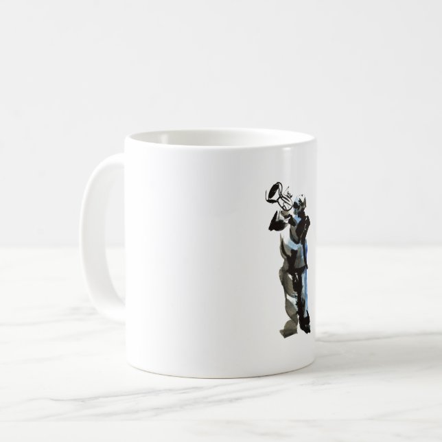 Trompeter Kaffeetasse (Vorderseite Links)