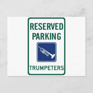 Trompeter Parking Postkarte