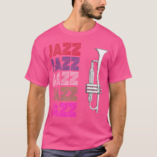 Trompeter-Shirt Jazzband Art Rock And Roll Musik T-Shirt