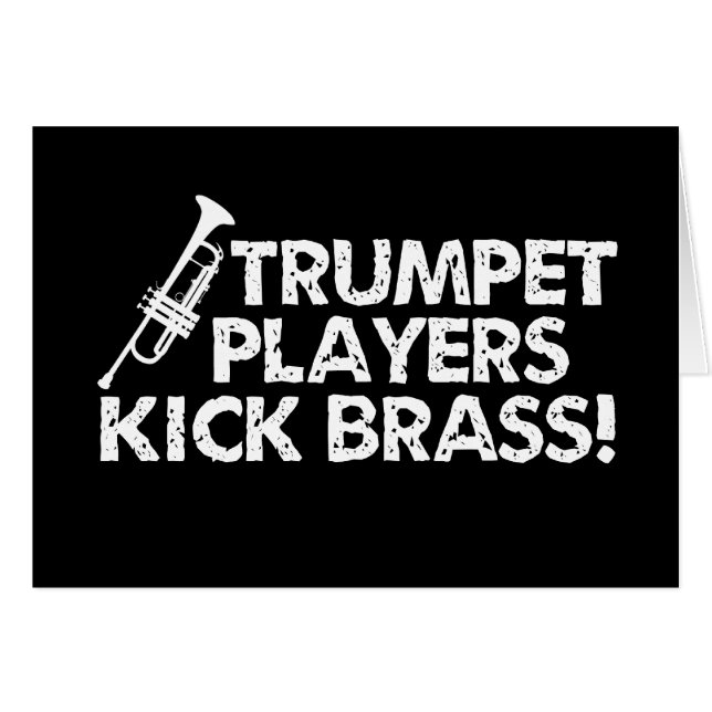 Trompeters-Tritt-Messing! (Vorderseite (Horizontal))