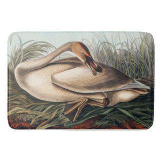 Trompeterschwan von John James Audubon   Badematte