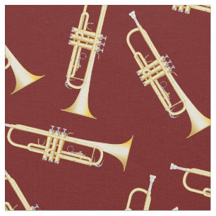 Trompets Music Musical Room Decke Rot Stoff