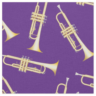 Trompets Music Musician Room Decke Lila Stoff