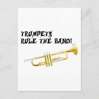 Trompets regieren die Band! Postkarte