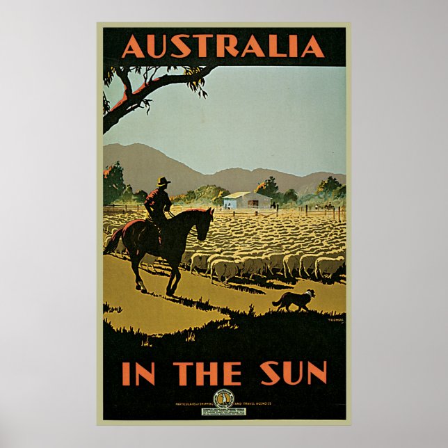 Trompf Australien in der Sonne Poster (Vorne)