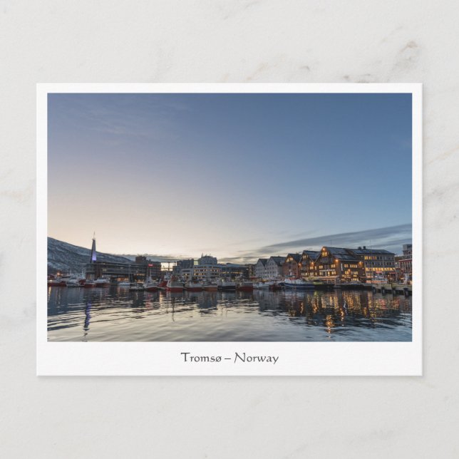 Tromso City Postkarte (Vorderseite)