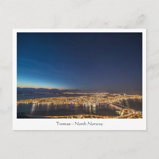 Tromso North Norwegen Postkarte (Vorderseite)