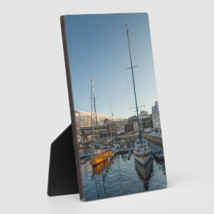 Tromso Norwegen Fotoplatte