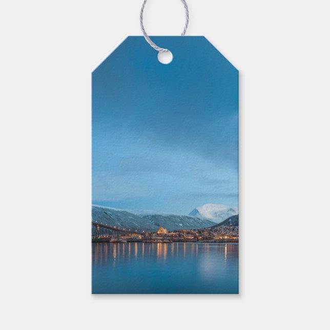Tromso Norwegen Geschenkanhänger (Vorderseite)