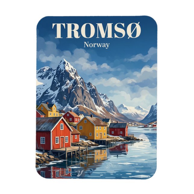 Tromsø Norwegen Magnet (Vertikal)