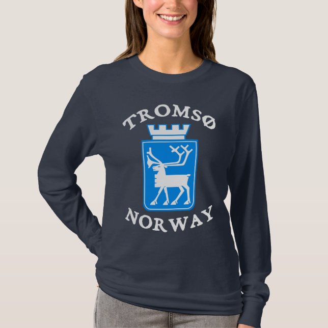 Tromsø, Norwegen (Norge) T-Shirt (Vorderseite)