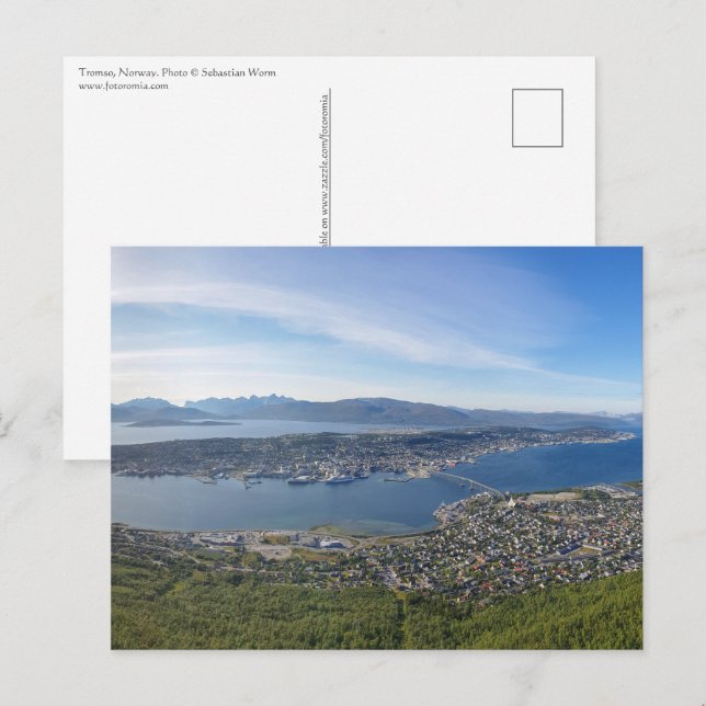 Tromso Norwegen Postkarte (Vorne/Hinten)