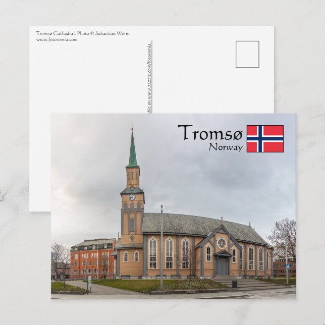 Tromso Norwegen Postkarte (Vorne/Hinten)