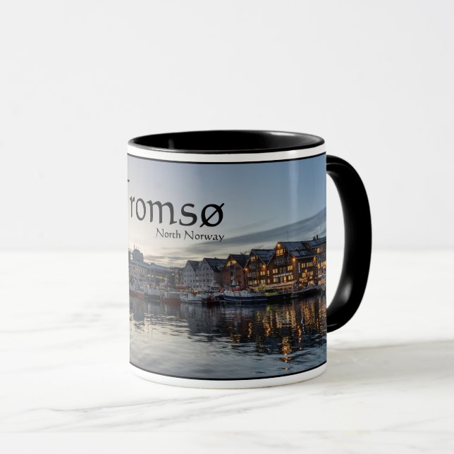 Tromso Norwegen Souvenir Tasse (VorderseiteRechts)