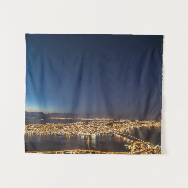 Tromso Norwegen Wandteppich (Vorderseite (Horizontal))