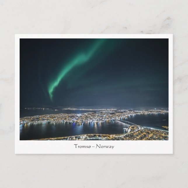 Tromso Postkarte (Vorderseite)