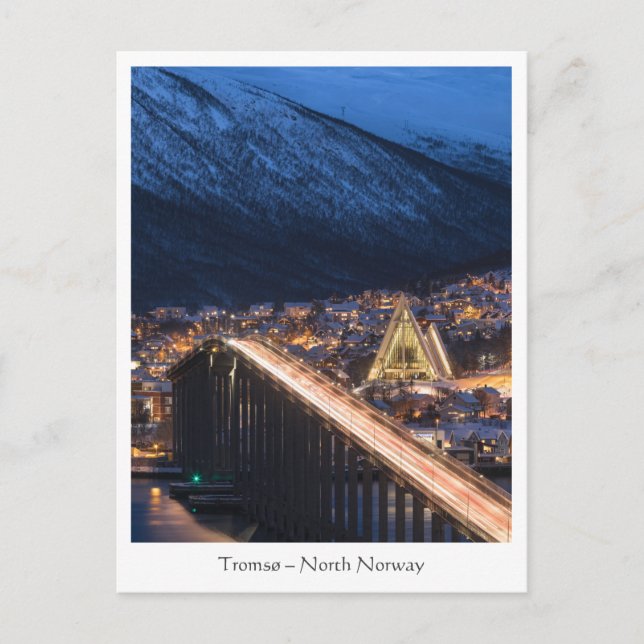 Tromso Postkarte (Vorderseite)