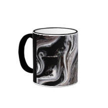 "TRONC d'ARBRE" 11 onces. TASSE DE CAFÉ NOIRE DE