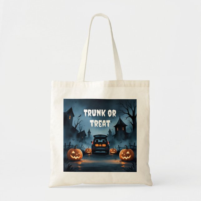 Tronc ou traiter le Sac fourre-tout d'Halloween po (Devant)