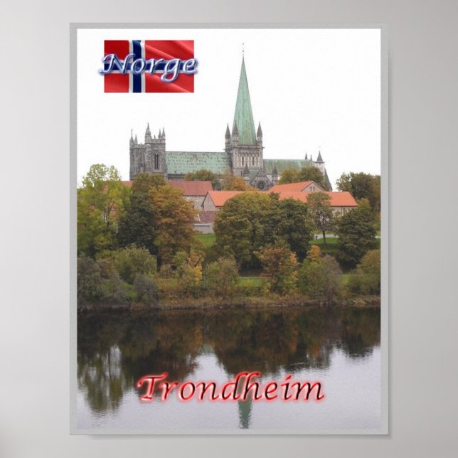 Trondheim - Nidarosdome - Norwegen - Poster (Vorne)