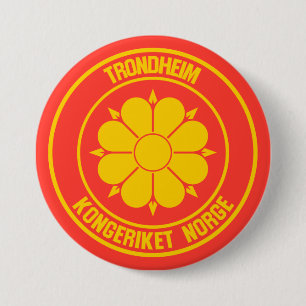 Trondheim-RundEmblem Button