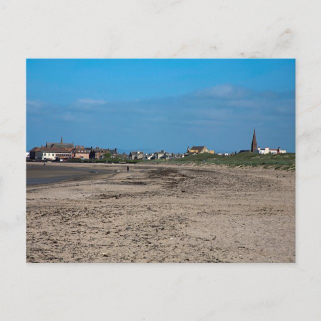 Troon Beach Scotland Postkarte (Vorderseite)