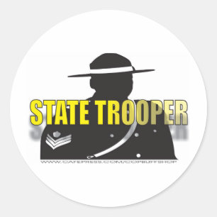 TROOPER RUNDER AUFKLEBER