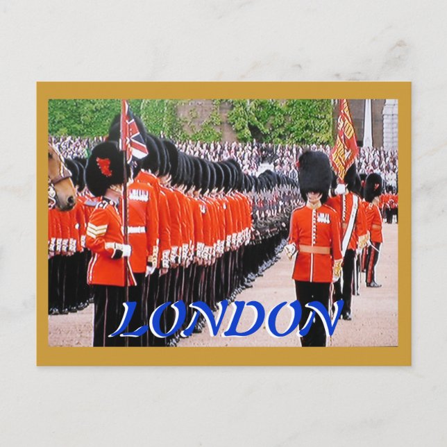 Trooping the Colors Diamond Jubilee Postkarte (Vorderseite)