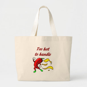 Trop chaud pour manipuler le sac fourre-tout à
