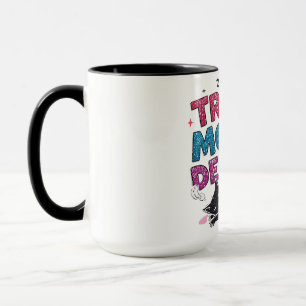 Trop de Monde Dehors - Black Cat Coffee Tasse
