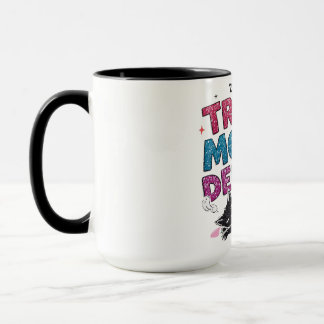 Trop de Monde Dehors - Black Cat Coffee Tasse