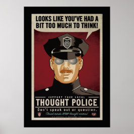 Trop de réflexion Poster de police