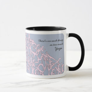 Trop de tasse de yoga, rose