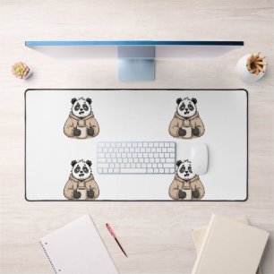 Trop fatigué pour fonctionner Panda Café Dessin an