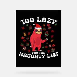 Trop Lazy Pour La Liste Coquine, Drôle Chir De Noë