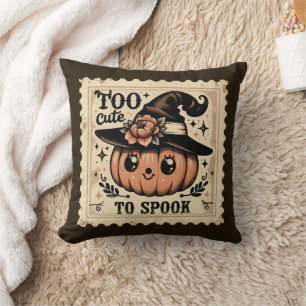 Trop mignon pour faire peur Coussin d'Halloween