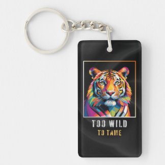 Trop sauvage pour être dompté – Tête de tigre géom