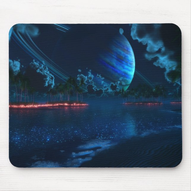 Tropen von Thetis (Einbruch der Nacht) Mousepad (Vorne)