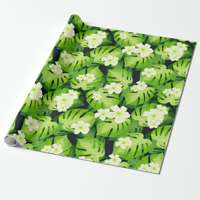Tropenblätterpapier Geschenkpapier (Ungerollt)