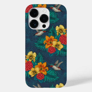 Tropenbuket und Kolibris Case-Mate iPhone 14 Pro Hülle