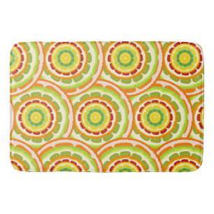 Tropenfarbene Zitrusfrüchte SOMMER Orangenlemon Sl Badematte