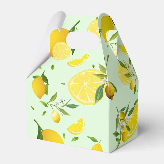 Tropenfarbene Zitrusfrüchte SOMMER Orangenlemon Sl Geschenkschachtel (Vorderseite)