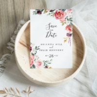 Tropenfarbenfrohe Sommerblüte Save the Date