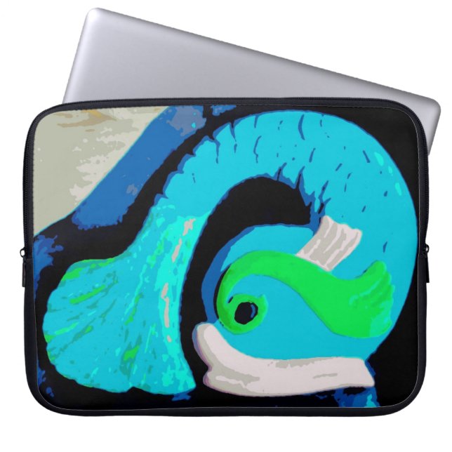 Tropenfisch Laptopschutzhülle (Vorderseite)