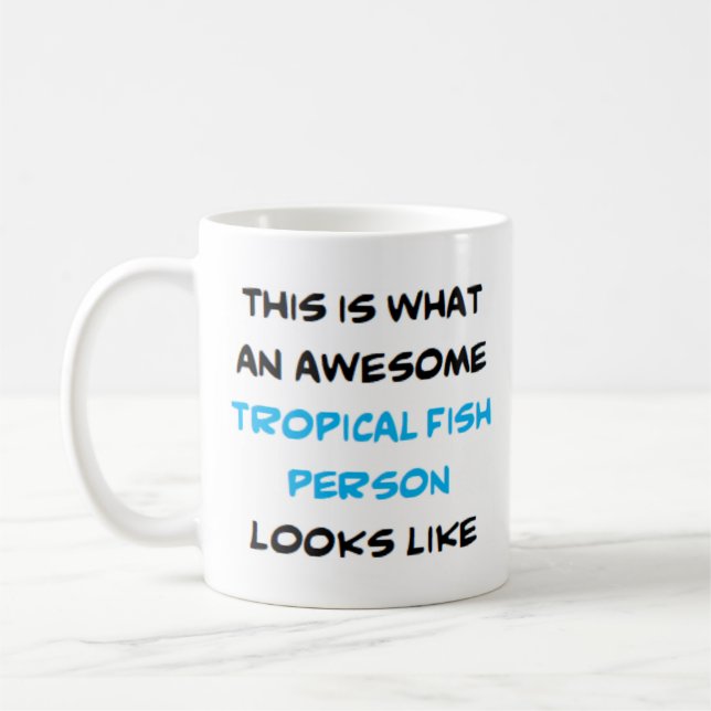 Tropenfische, phantastische Tasse (Links)