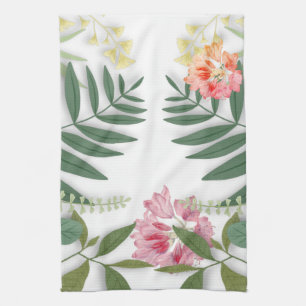 Tropenfloral Geschirrtuch