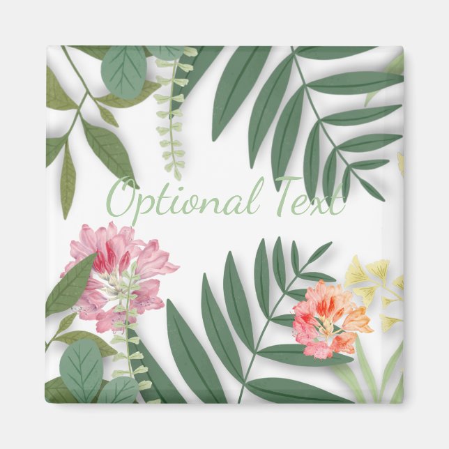 Tropenfloral Magnet (Vorne)